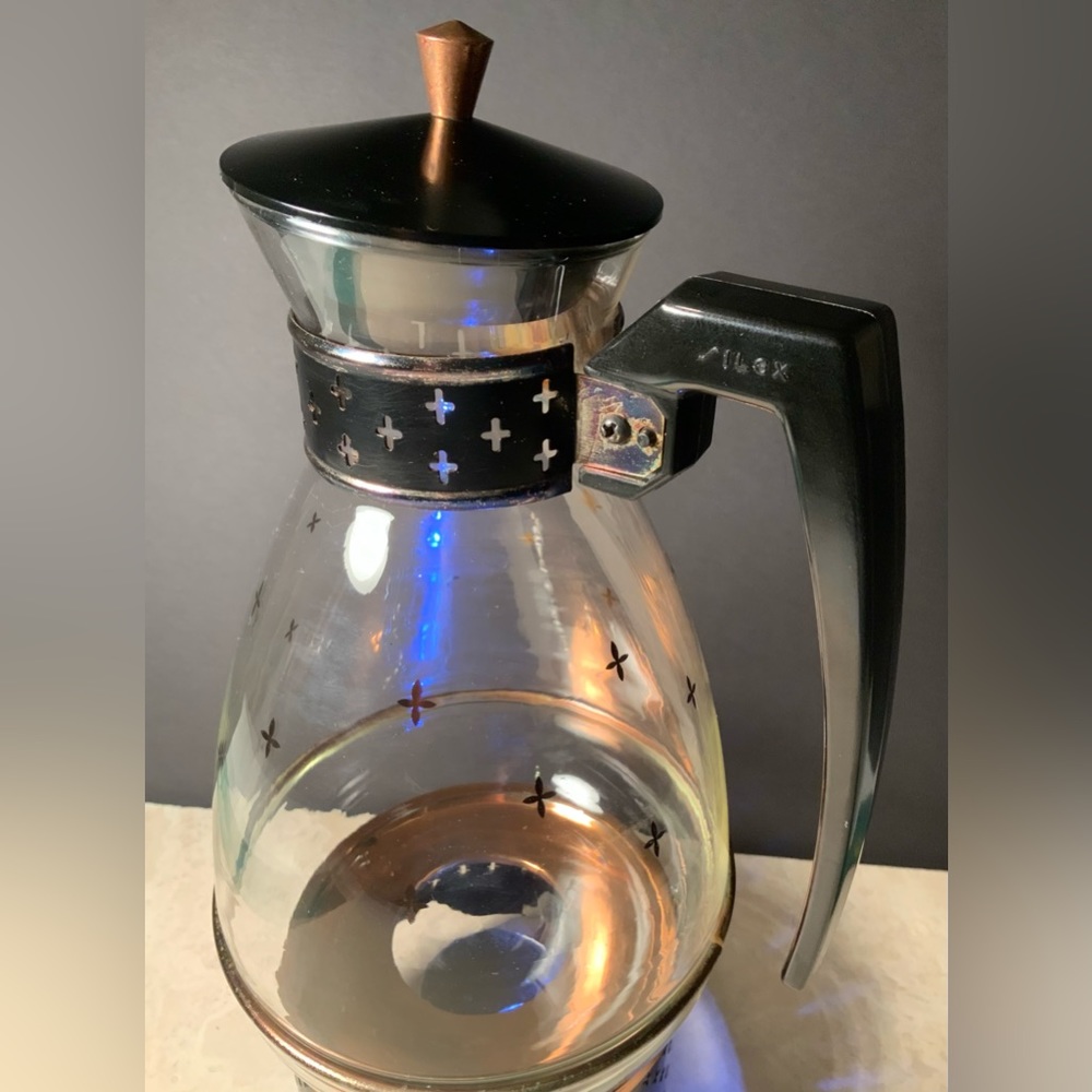 Vintage Silex Pyrex Starlight Carafe Set